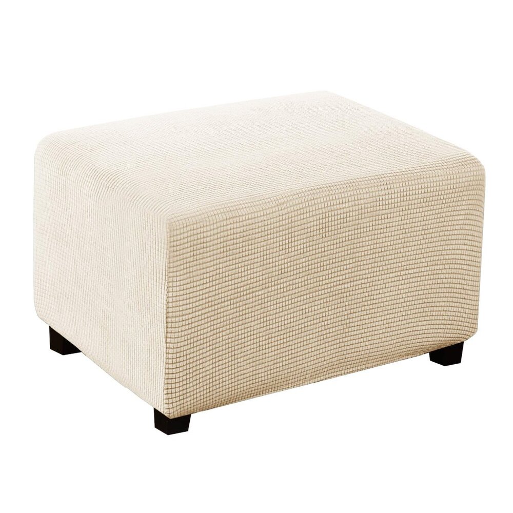 Slipcover Sofa Cover Footstool Protector Storage Ottoman Covers Furniture B12-03
